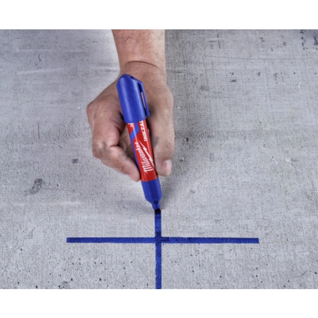 Vendita online Pennarello indelebile punta larga colore blu